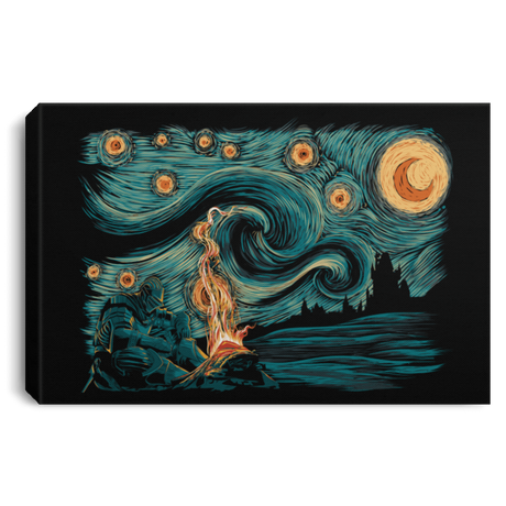 Housewares Black / 12" x 8" Starry Souls Premium Landscape Canvas