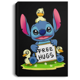 Housewares Black / 8" x 12" Stitch Hug Premium Portrait Canvas