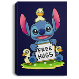 Housewares Navy / 8" x 12" Stitch Hug Premium Portrait Canvas