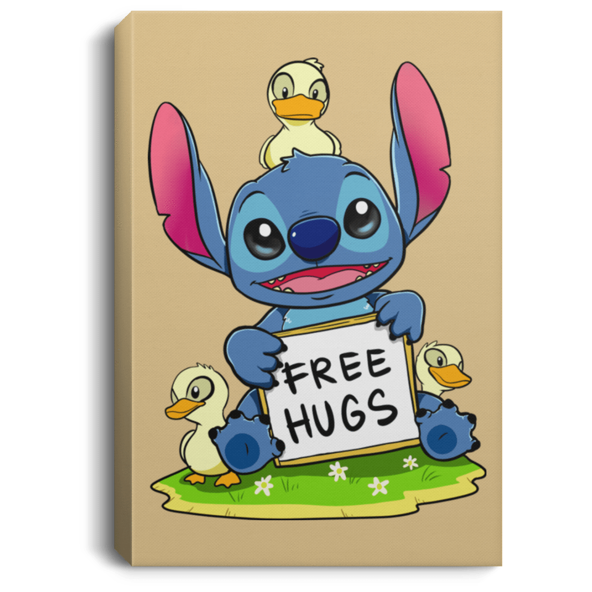 Housewares Tan / 8" x 12" Stitch Hug Premium Portrait Canvas