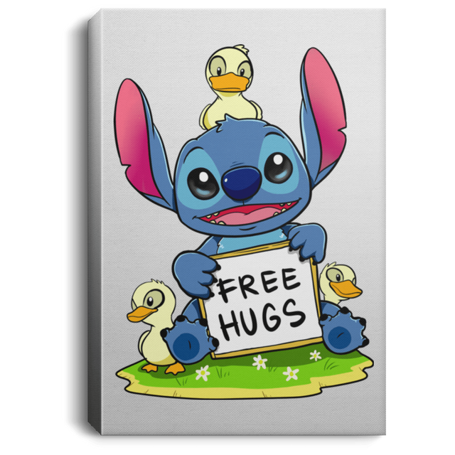 Housewares White / 8" x 12" Stitch Hug Premium Portrait Canvas