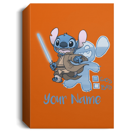 Housewares Burnt Orange / 16" x 24" Stitch Jedi Personalized Portrait Canvas