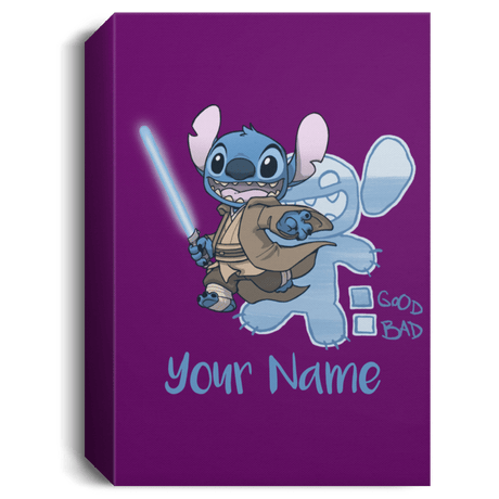 Housewares Purple / 16" x 24" Stitch Jedi Personalized Portrait Canvas