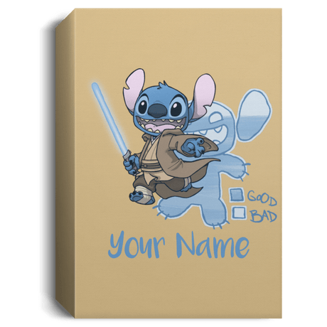 Housewares Tan / 16" x 24" Stitch Jedi Personalized Portrait Canvas
