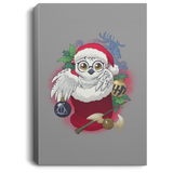 Housewares Gray / 8" x 12" Stocking Stuffer HP Owl Premium Portrait Canvas