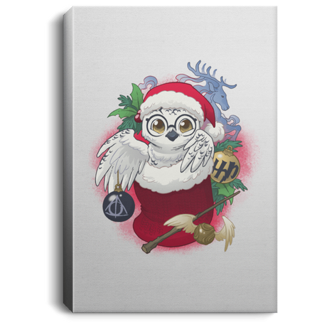 Housewares White / 8" x 12" Stocking Stuffer HP Owl Premium Portrait Canvas
