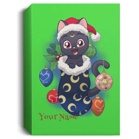 Housewares Kelly / 16" x 24" Stocking Stuffer Luna Personalized Portrait Canvas