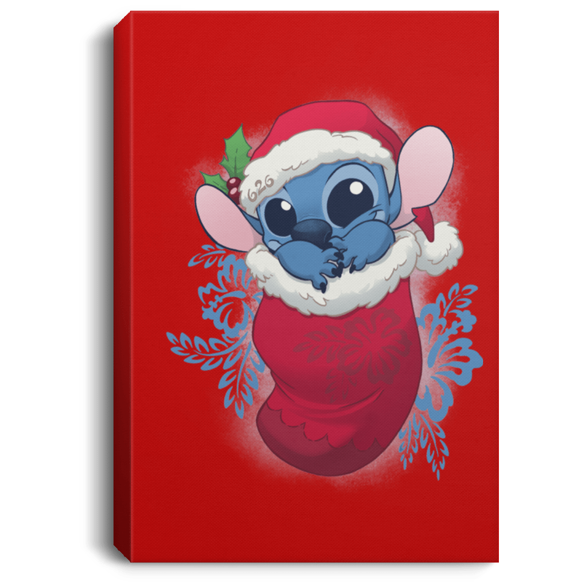 Housewares Red / 8" x 12" Stocking Stuffer Stitch Premium Portrait Canvas