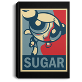 Housewares Black / 8" x 12" Sugar Powerpuff Premium Portrait Canvas