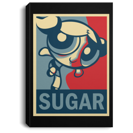 Housewares Black / 8" x 12" Sugar Powerpuff Premium Portrait Canvas