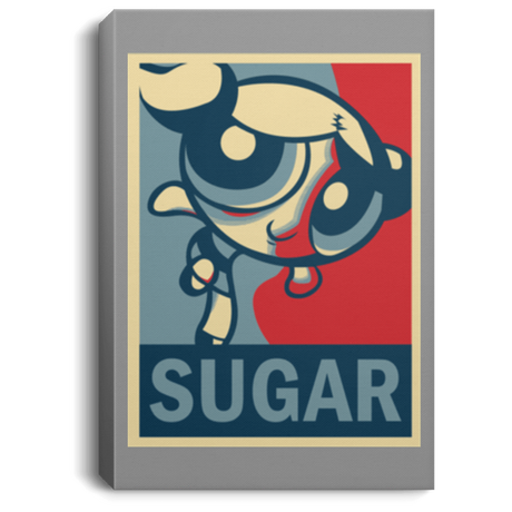 Housewares Gray / 8" x 12" Sugar Powerpuff Premium Portrait Canvas