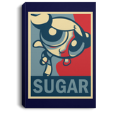 Housewares Navy / 8" x 12" Sugar Powerpuff Premium Portrait Canvas