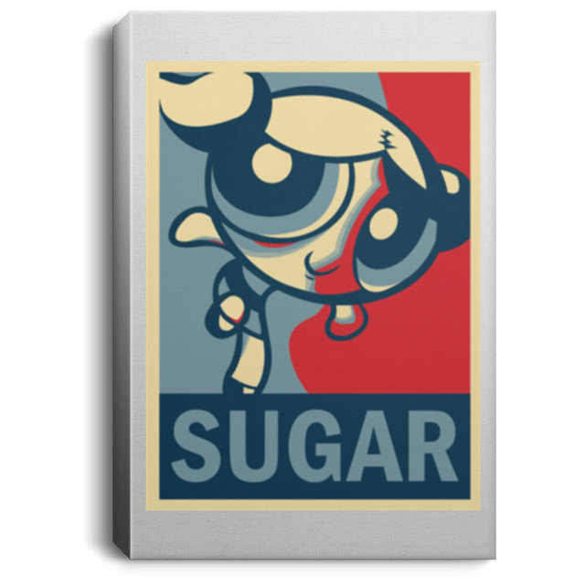 Housewares White / 8" x 12" Sugar Powerpuff Premium Portrait Canvas