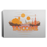 Housewares White / 12" x 8" Sunny Tatooine Premium Landscape Canvas