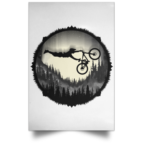 Housewares White / 12" x 18" Superman Bike Ride Portrait Poster