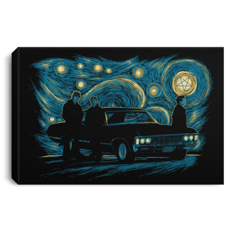 Housewares Black / 12" x 8" Supernatural Night Premium Landscape Canvas