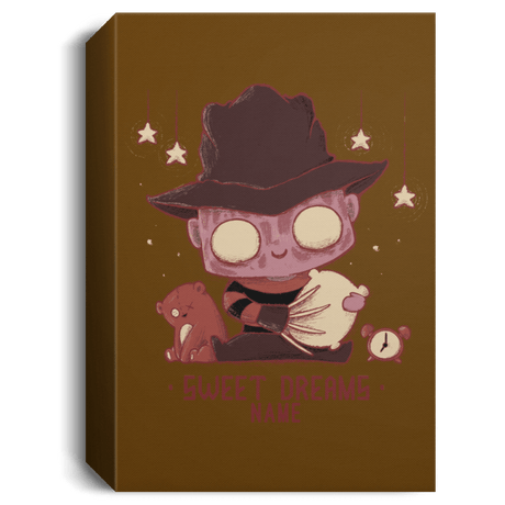 Housewares Brown / 16" x 24" Sweet Dreams Personalized Portrait Canvas