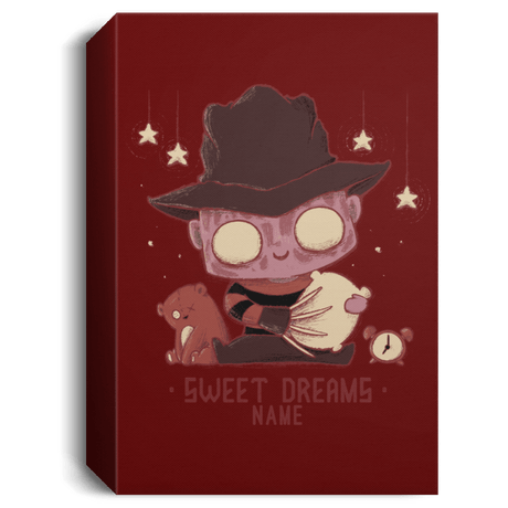 Housewares Maroon / 16" x 24" Sweet Dreams Personalized Portrait Canvas