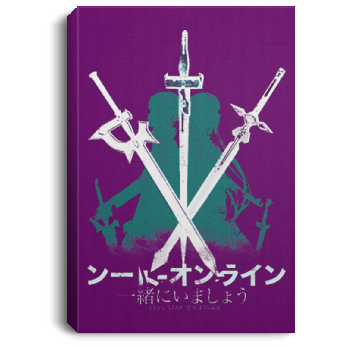 Housewares Purple / 8" x 12" Sword Art Premium Portrait Canvas