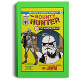 Housewares Kelly / 8" x 12" The Bounty Hunter Comic Premium Portrait Canvas