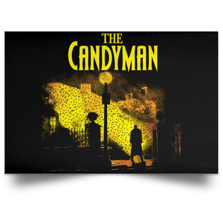 Housewares Black / 18" x 12" The Candyman Landscape Poster