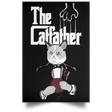 Housewares Black / 12" x 18" The Catfather Portrait Poster