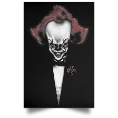 Housewares Black / 12" x 18" The Clown Father Portrait Poster