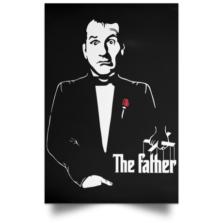 Housewares Black / 12" x 18" The Father Portrait Poster