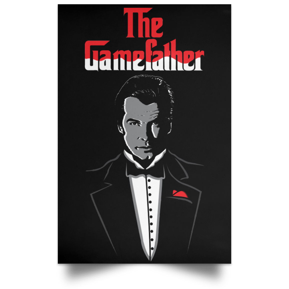 Housewares Black / 12" x 18" The Gamefather Portrait Poster