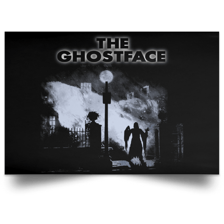 Housewares Black / 18" x 12" The Ghostface Landscape Poster