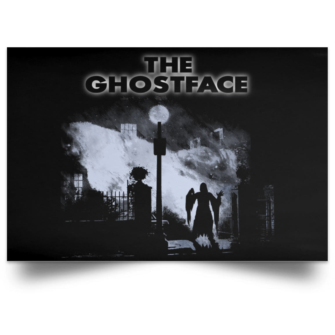 Housewares Black / 18" x 12" The Ghostface Landscape Poster