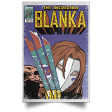 Housewares White / 12" x 18" The Incredible Blanka Portrait Poster