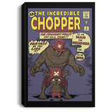 Housewares Black / 8" x 12" The Incredible Chopper Premium Portrait Canvas