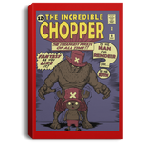 Housewares Red / 8" x 12" The Incredible Chopper Premium Portrait Canvas