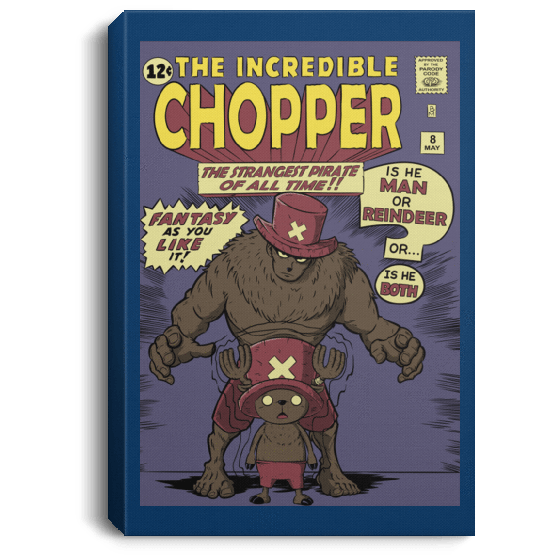 Housewares Royal / 8" x 12" The Incredible Chopper Premium Portrait Canvas