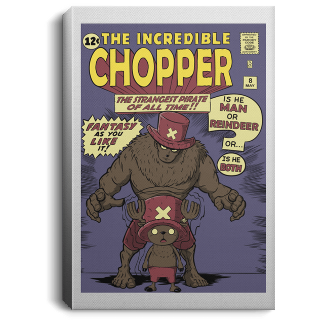 Housewares White / 8" x 12" The Incredible Chopper Premium Portrait Canvas