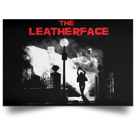 Housewares Black / 18" x 12" The Leatherface Landscape Poster