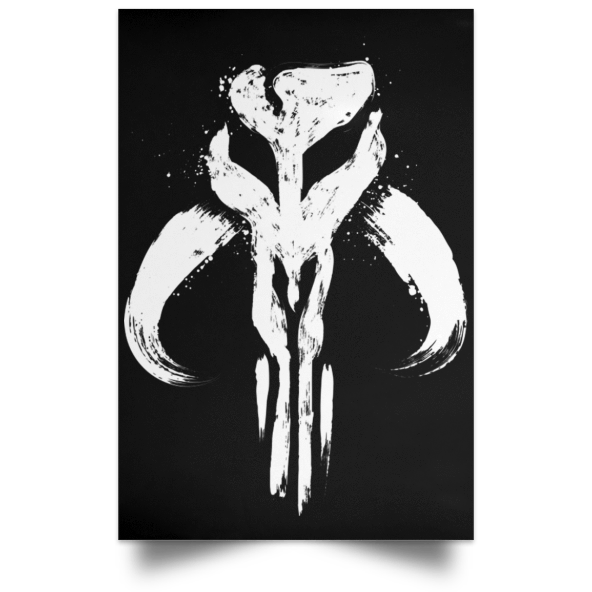Housewares Black / 12" x 18" The Mythosaur Skull Portrait Poster