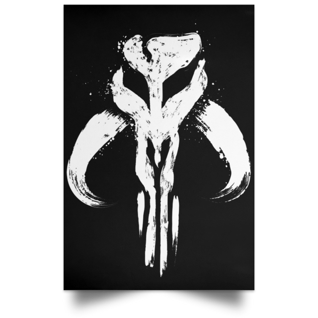 Housewares Black / 12" x 18" The Mythosaur Skull Portrait Poster