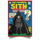 Housewares Red / 12" x 18" The Powerful Sith Comic Portrait Poster