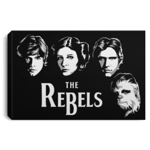 Housewares Black / 12" x 8" The Rebels (2) Premium Landscape Canvas