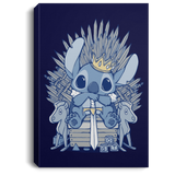 Housewares Navy / 8" x 12" The Throne Premium Portrait Canvas