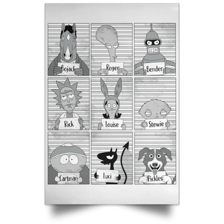 Housewares White / 12" x 18" The Worst Prisoners Portrait Poster