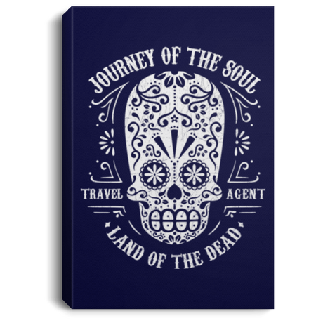 Housewares Navy / 8" x 12" Travel Agent Catrina Premium Portrait Canvas