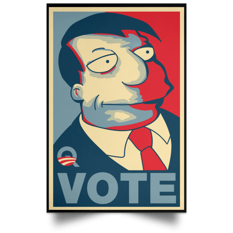 Vote Quimby Portrait Poster