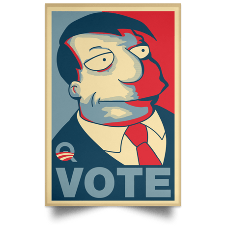 Vote Quimby Portrait Poster