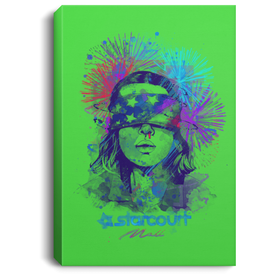 Housewares Kelly / 8" x 12" Water Color Starcourt Mall Premium Portrait Canvas