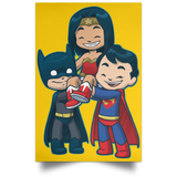 Housewares Athletic Gold / 12" x 18" Wonder Friends Portrait Poster