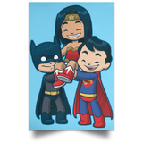 Housewares Columbia Blue / 12" x 18" Wonder Friends Portrait Poster