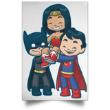 Housewares White / 12" x 18" Wonder Friends Portrait Poster
